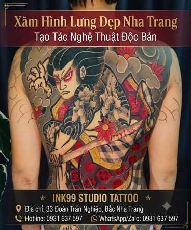 Xăm Hình Lưng Đẹp Nha Trang 